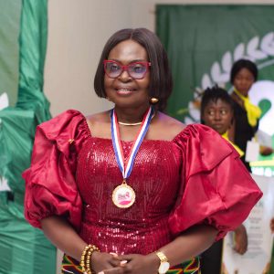 Mrs. Comfort Owusu current Executive Director of ARB Ghana at BGM&4th Rural Banking Excellence Awards